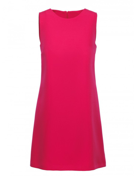 M778 Sleeveless dress with cutouts - fuchsia