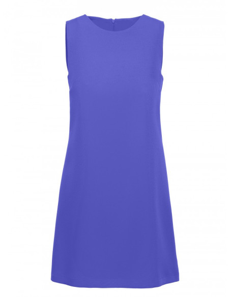 M778 Sleeveless dress with cutouts - light purple