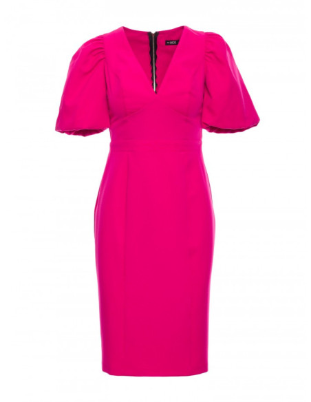 M779 Bustier dress - fuchsia