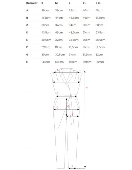 M780 Asymmetrical design jumpsuit - black