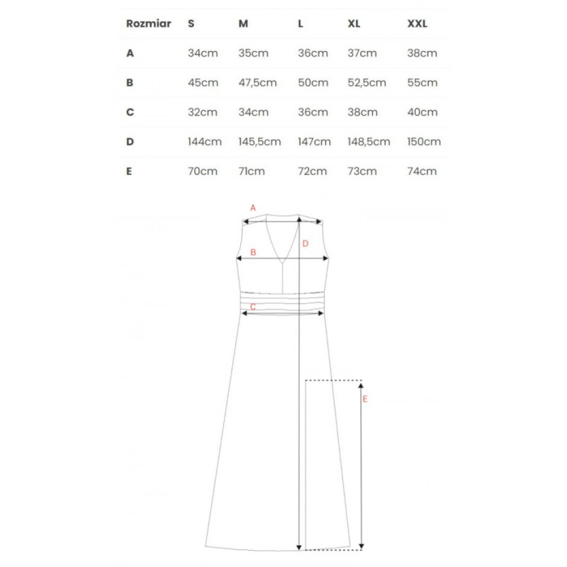 M781 Chiffon maxi dress with leg split - model 1 2