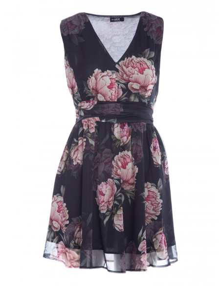 M782 Chiffon mini dress - model 1