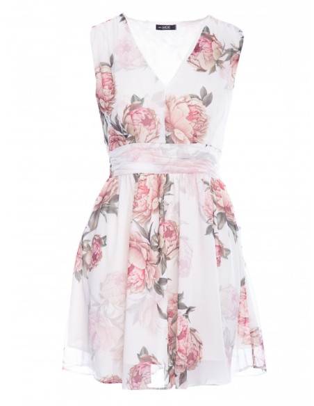 M782 Chiffon mini dress - model 2