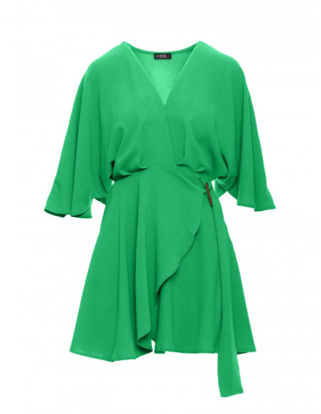 M785 Flared mini dress - green