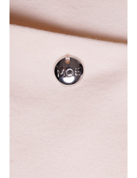 M788 Trapeze dress with front pockets - cream