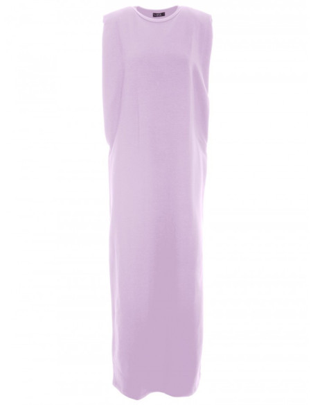 M790 Shoulder pad maxi dress - purple