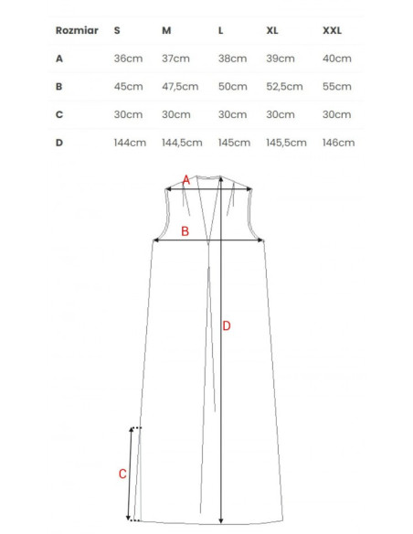 B283 Maxi print dress - model 2