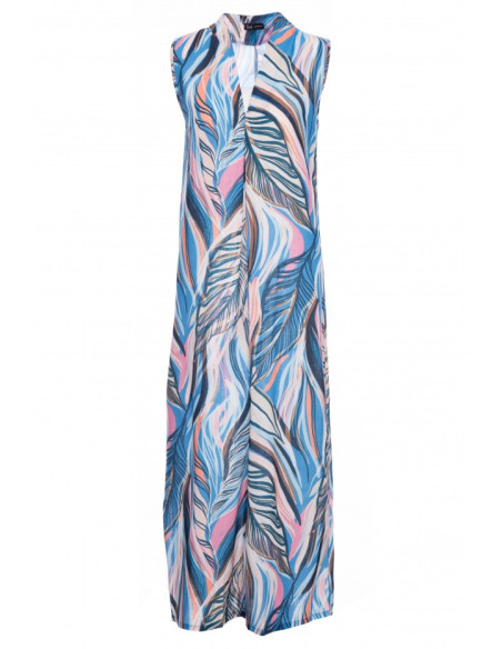 B283 Maxi print dress - model 2