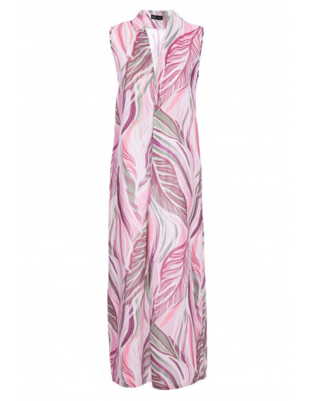 B283 Maxi print dress - model 3