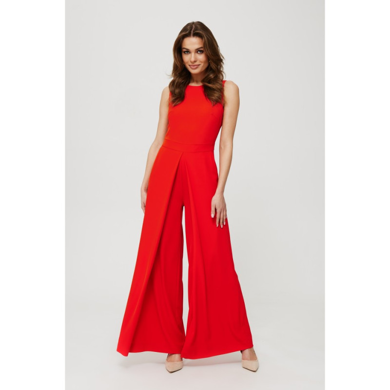 K184 Wide leg jumpsuit - coral
