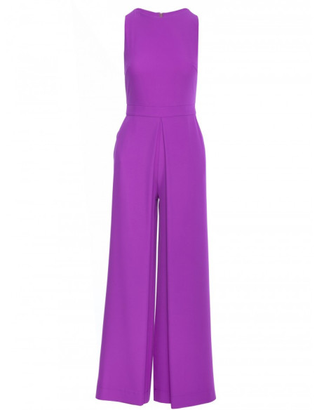 K184 Wide leg jumpsuit - lavender