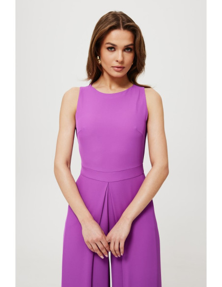 K184 Wide leg jumpsuit - lavender