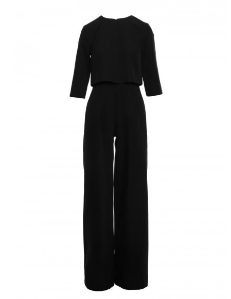 M798 Kombinezonas su dvigubu viršumi - juodas