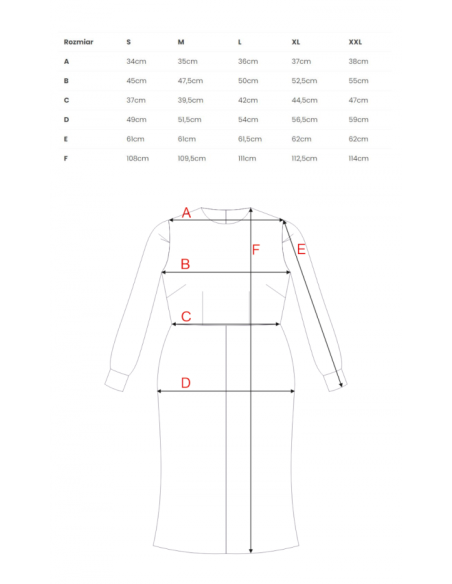 S378 Suknelė ilgomis rankovėmis ir diržu - rugiagėlių spalvos