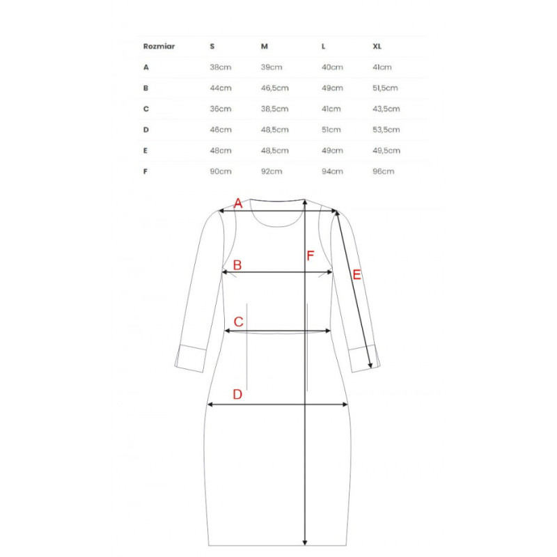M815 Mini suknelė su dekoratyvinėmis rankovėmis - raudona 2