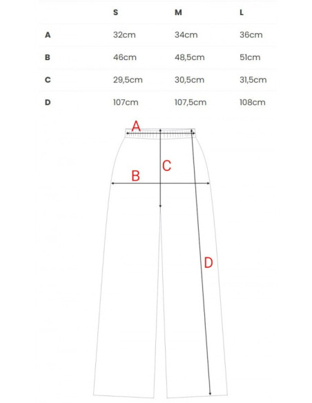 B300 Spodnie z dzianiny prążkowanej - gorzka czekolada