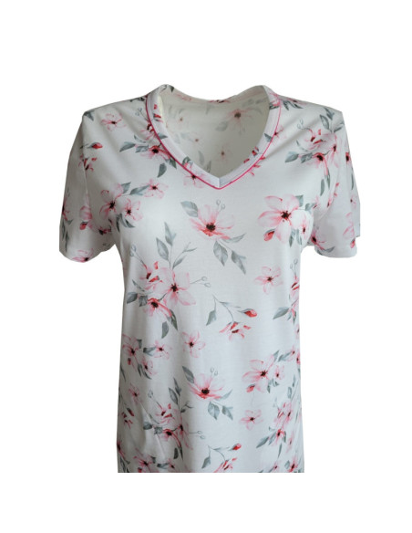 Betina naktiniai trumpomis rankovėmis