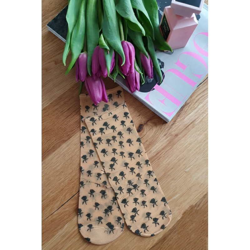 Magnetis moteriškos kojinės su likra