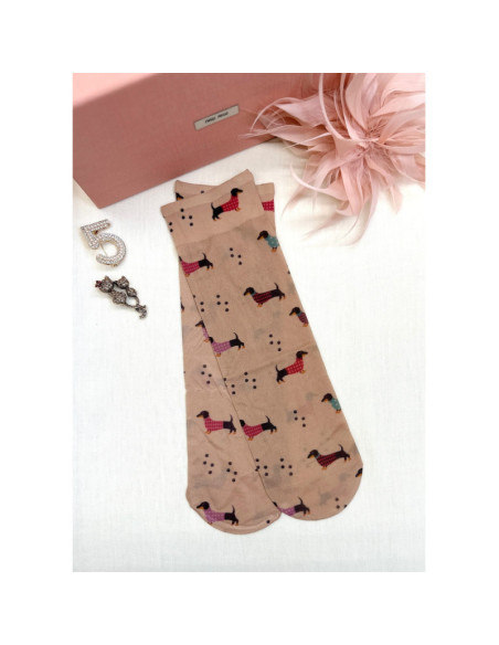 Magnetis moteriškos kojinės su likra