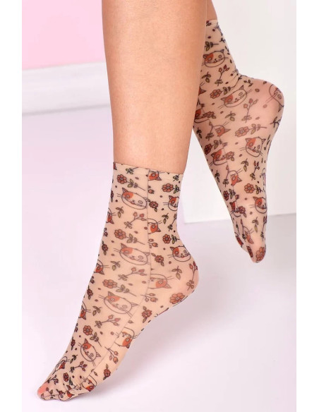 Magnetis moteriškos kojinės su likra